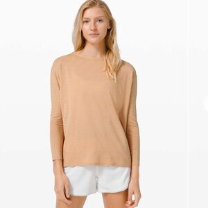 Lululemon Back in Action long sleeve shirt